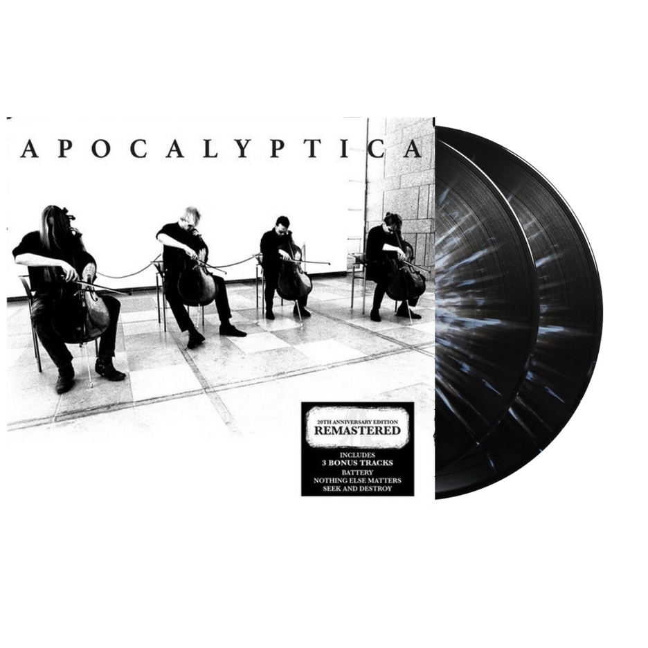 APOCALYPTICA - Plays Metallica By Four Cellos 2-LP (Black Double-Vinyl With White Splatter)