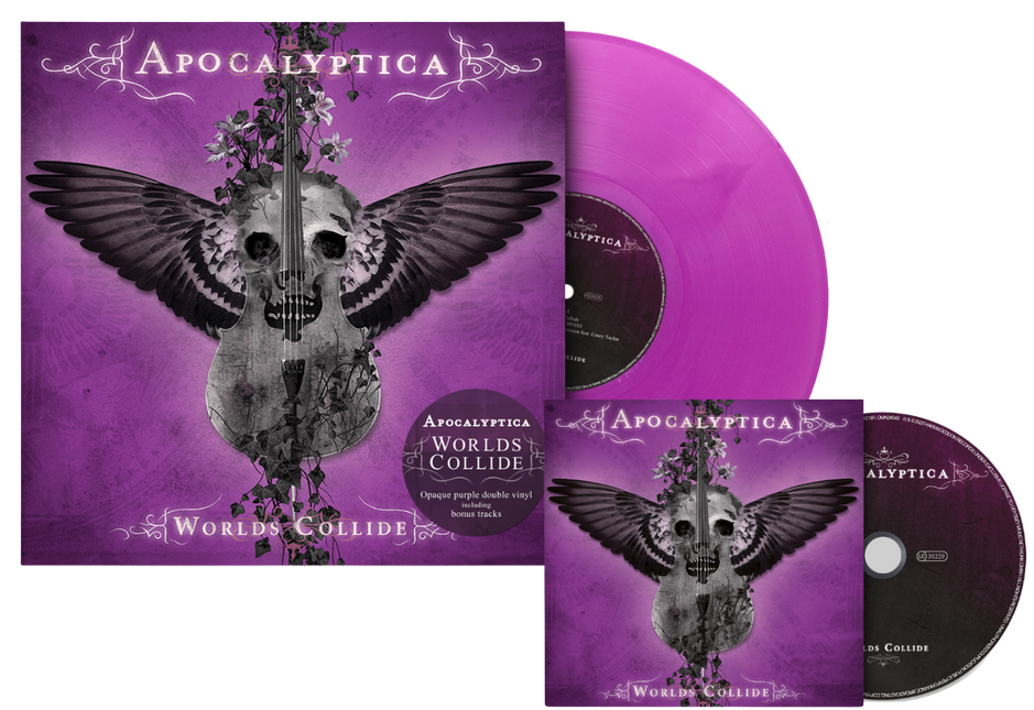 APOCALYPTICA - Worlds Collide Bundle (CD &amp; Purple Opaque Double-Vinyl)
