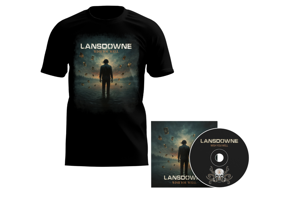 LANSDOWNE - Wish You Well T-Shirt & CD Bundle