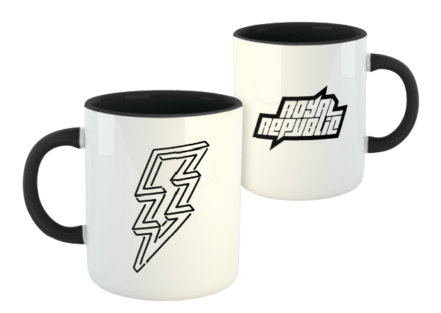 ROYAL REPUBLIC - Black Logo Tasse