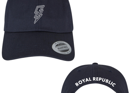 ROYAL REPUBLIC - Flash Logo Cap (dark navy)