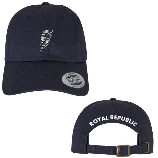 ROYAL REPUBLIC - Flash Logo Cap (dark navy)
