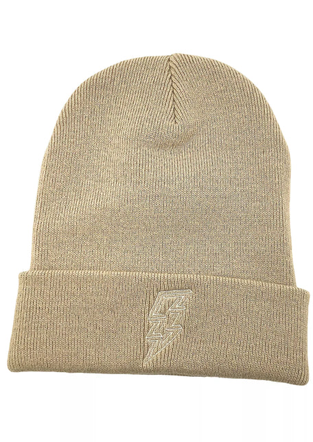 ROYAL REPUBLIC - Flash & Logo Beanie (Beige)
