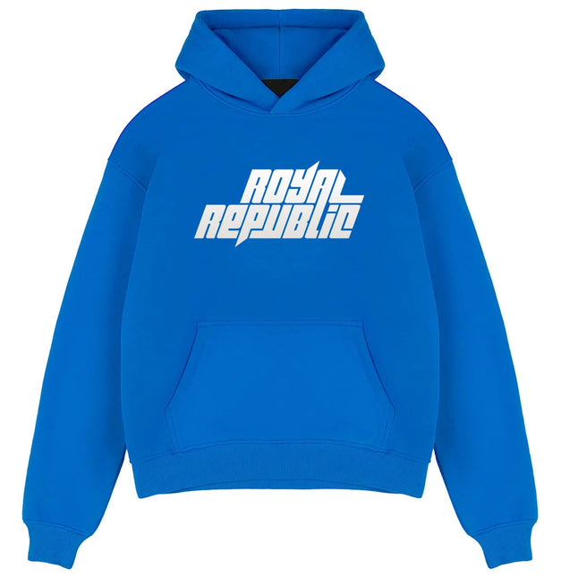 ROYAL REPUBLIC - Logo Hoodie (Blue)