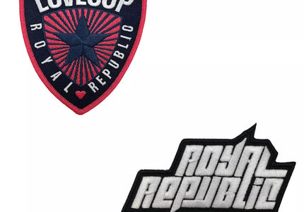ROYAL REPUBLIC - Lovecop & Logo Patch-Set
