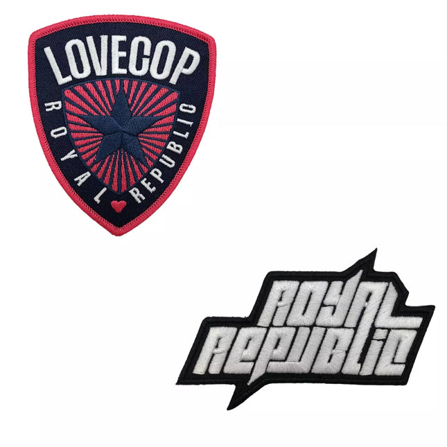 ROYAL REPUBLIC - Lovecop & Logo Patch-Set