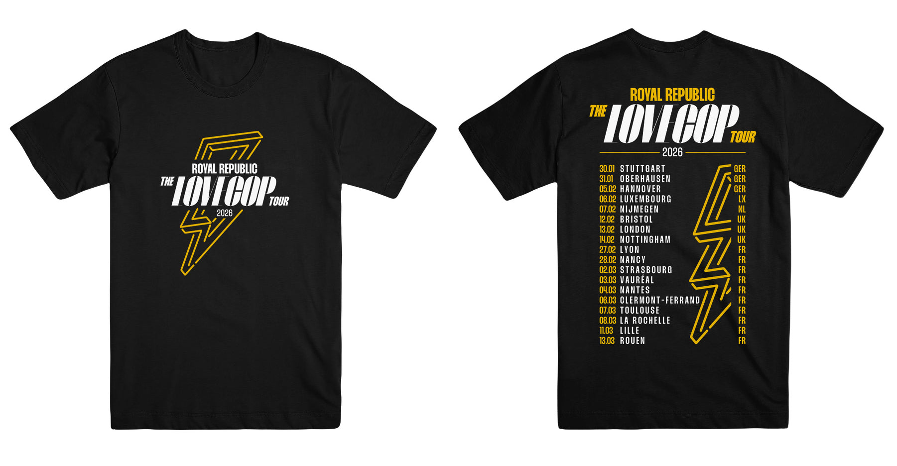 ROYAL REPUBLIC - Tour 2026 T-Shirt