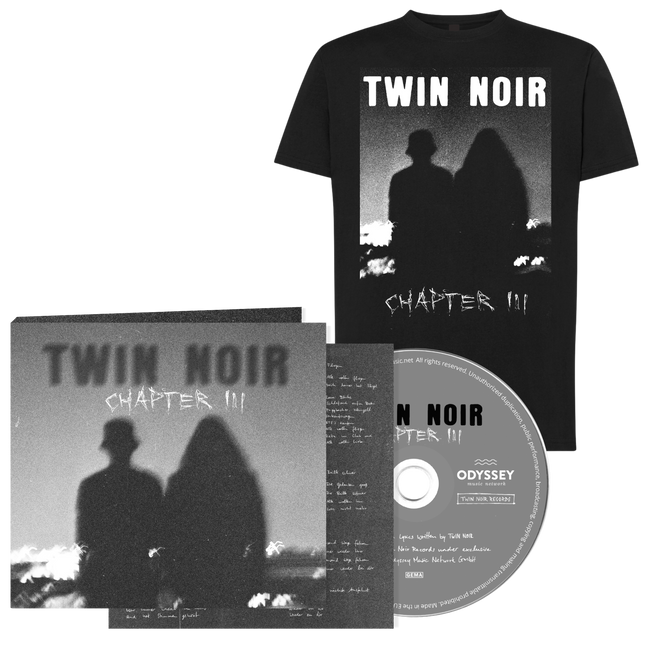 TWIN NOIR - Chapter 3 T-Shirt & CD Bundle