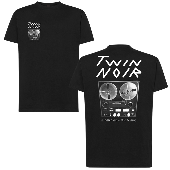 TWIN NOIR - Tape Machine T-Shirt
