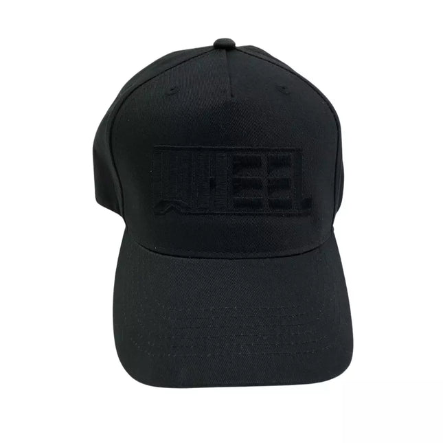 WHEEL - Logo Black On Black Baseball Cap