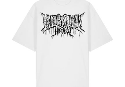 HEARTLESS HUMAN HARVEST - White Deathcore T-Shirt