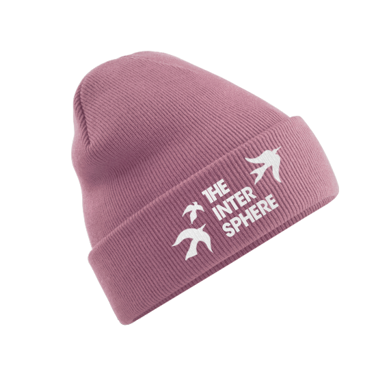 THE INTERSPHERE - Birds Logo Beanie (dusty purple)